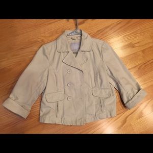Cotton canvas unlined jacket